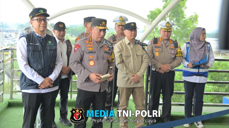 Kapolri Cek Arus Balik Lebaran di Tol Cikatama