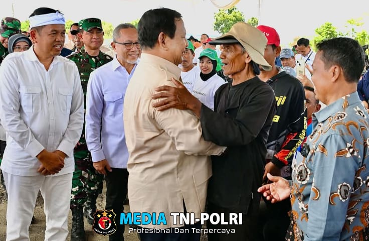 Presiden Prabowo Hadiri Panen Raya Serentak di Majalengka