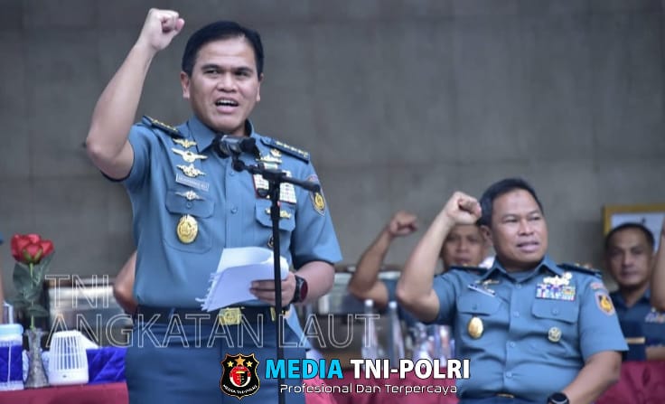 Pererat Tali Silaturahmi dan Tumbuhkan Semangat Kebersamaan, Kasal Laksanakan Halal Bihalal 1446 H di Mabesal