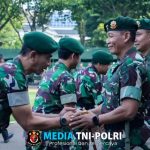 Pangkostrad Pimpin Kenaikan Pangkat dan Halal Bihalal