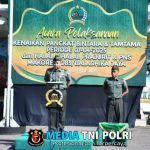 Danrem 083/Bdj Pimpin Acara Korp Raport Kenaikan Pangkat dan Halal Bihalal