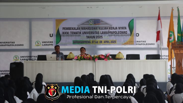 Pembekalan Mahasiswa KKN Kapolres Soppeng Tekankan Pentingnya Keamanan dan Ketertiban