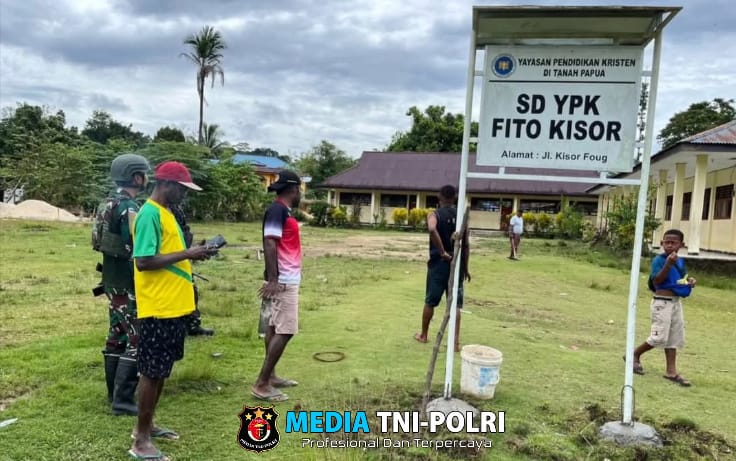Pemuda Mabuk Rusak Sekolah, Satgas Yonif 501 Kostrad Hadir untuk Merangkul dan Mendidik