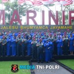 Danpasmar 1 Ikuti Laporan Korps Kenaikan Pangkat Kolonel Marinir di Mako Kormar