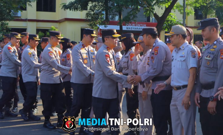 Halal Bihalal Polda Lampung Pererat Silaturahmi Pejabat Utama dan Seluruh Personel