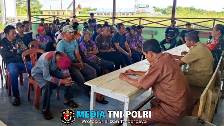 Babinsa Koramil Ulilin Ikuti Sosialisasi Pembukaan Lahan Sawah yang Diselenggarakan Dinas Pertanian Kab.Merauke