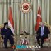 Presiden Prabowo Bertemu Ketua Parlemen Turkiye Numan Kurtulmus di Angkara