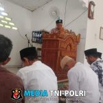 Safari Jumat, Kapolsek Sungkai Jaya Berikan Himbauan Kamtibmas