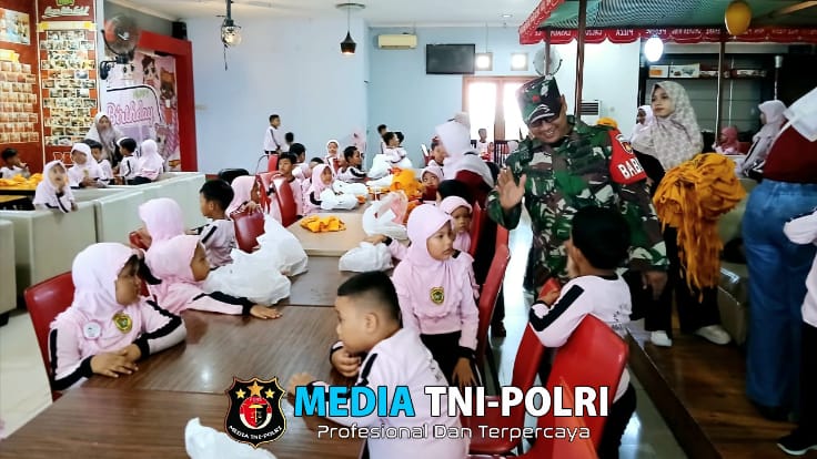 Babinsa Dampingi Putra Putri TK Aisyah Dalam Rangka Coocing Class di Wilayah Kelurahan Kratonan
