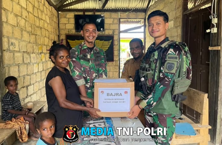 Satgas Yonif 501 Kostrad Jemput Keluarga OPM Kembali ke NKRI