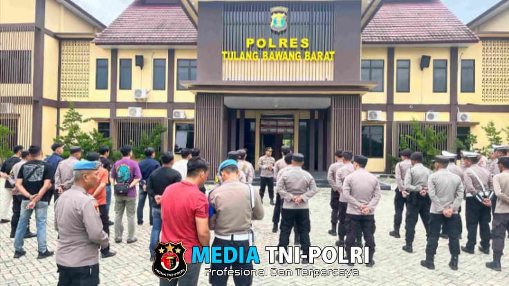 Polres Tulang Bawang Barat di hari Kedua Kawal Pengamanan Drag Bike Championship Kapolres Cup 2025