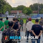 Dandim 0825/Banyuwangi Pimpin Apel Pemberangkatan GP Ansor dan Banser Banyuwangi Halal Bihalal Ke Kodam V/Brawijaya