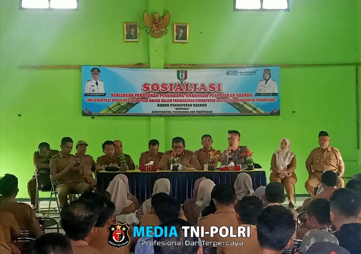 Pemkab Pringsewu ,Menggelar Sosialisasi Kebijakan Peraturan Perundang-Undangan Tentang Perpajakan Daerah di Pekon Gumuk Rejo