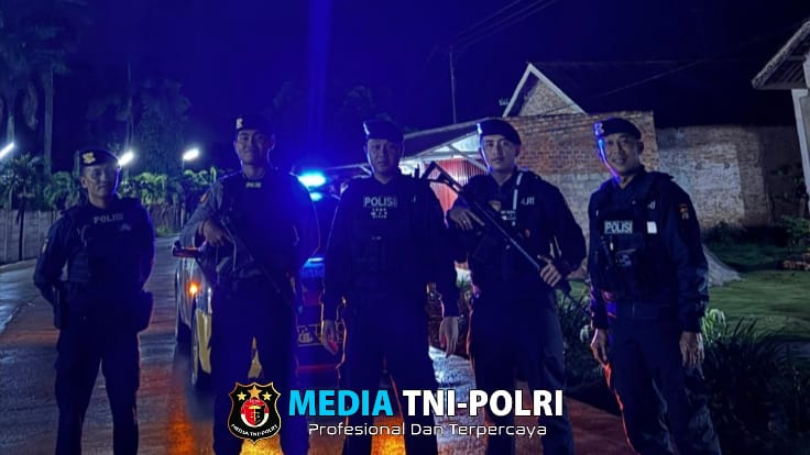 Polres Lampung Tengah Gelar Patroli Cipta Kondisi Cegah Aksi Kriminalitas Pasca Hari Raya Idul Fitri