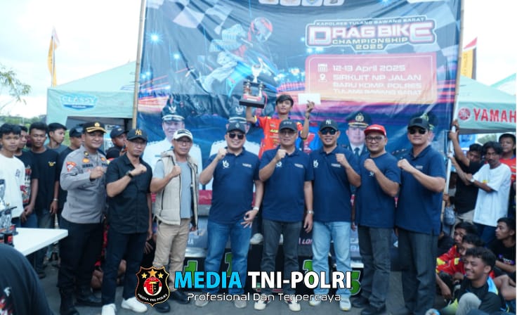 Tutup Drag Bike Championship Kapolres Cup 2025, Bupati Tulang Bawang Barat, Terima Kasih Kepada Semua Pihak