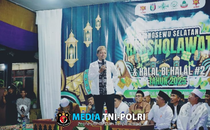 Bupati Riyanto Pamungkas Hadiri Pringsewu Selatan Bersholawat