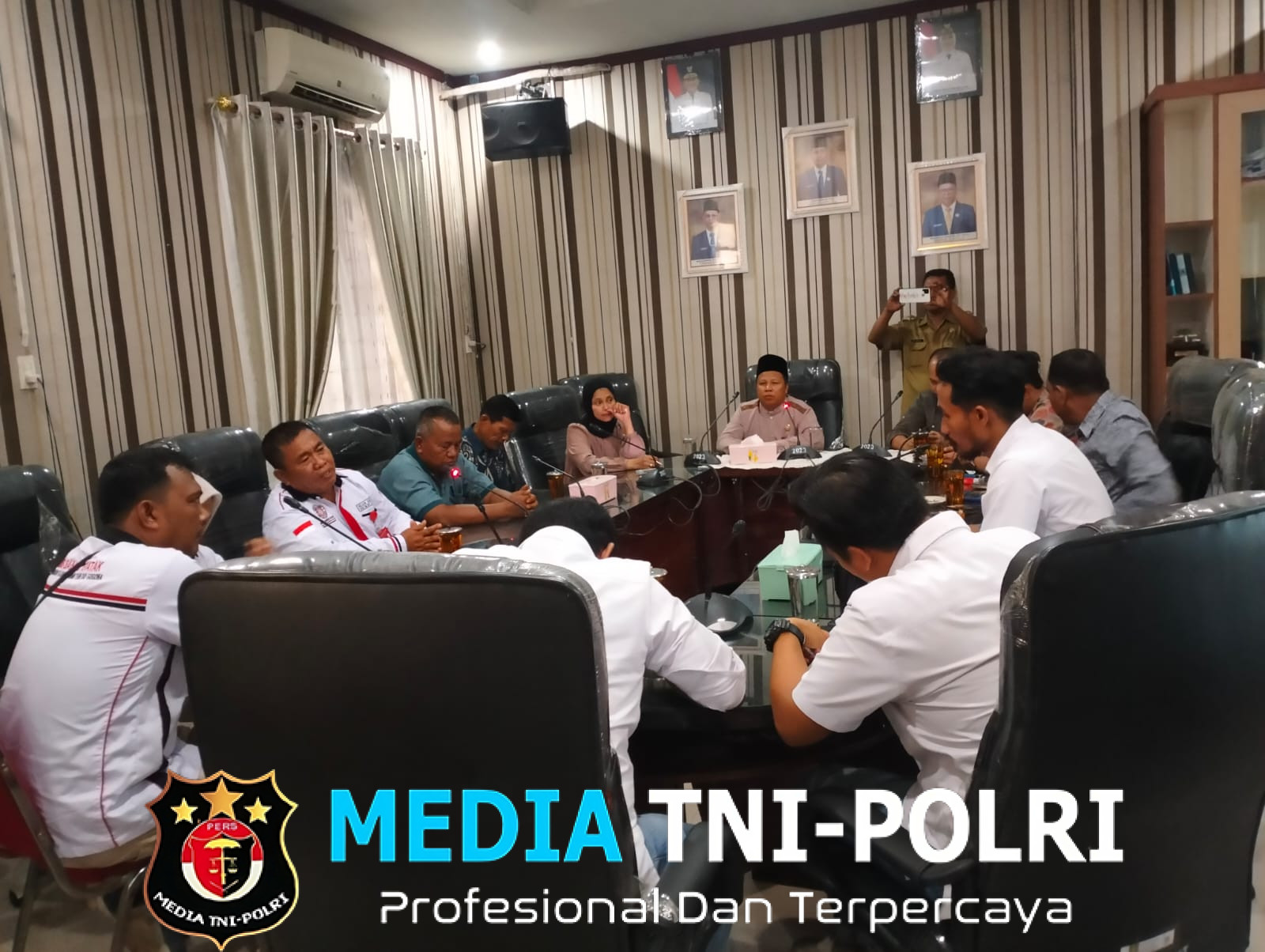 Ketua DPC HBB Langkat Nilson Sinaga Menghadiri RDP Dengan DPRD di Ruang Komisi D
