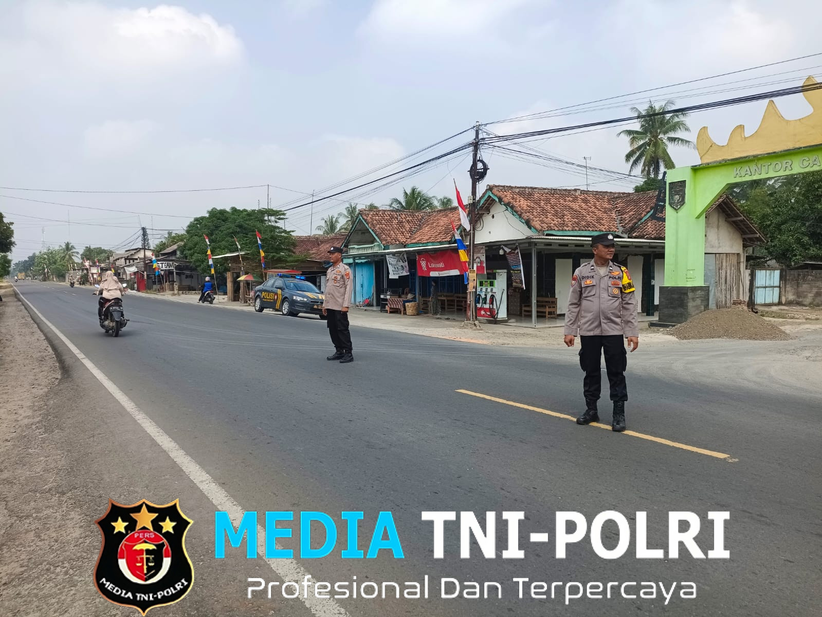 Berikan Rasa Aman di Pagi Hari, Polres Lampung Timur Laksanakan Pam Rawan Pagi
