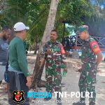 Babinsa koramil 1705-03/Kwatisore Melaksanakan Komunikasi Sosial dengan Penjaga Lantai Sowa di Wilayah Binaan