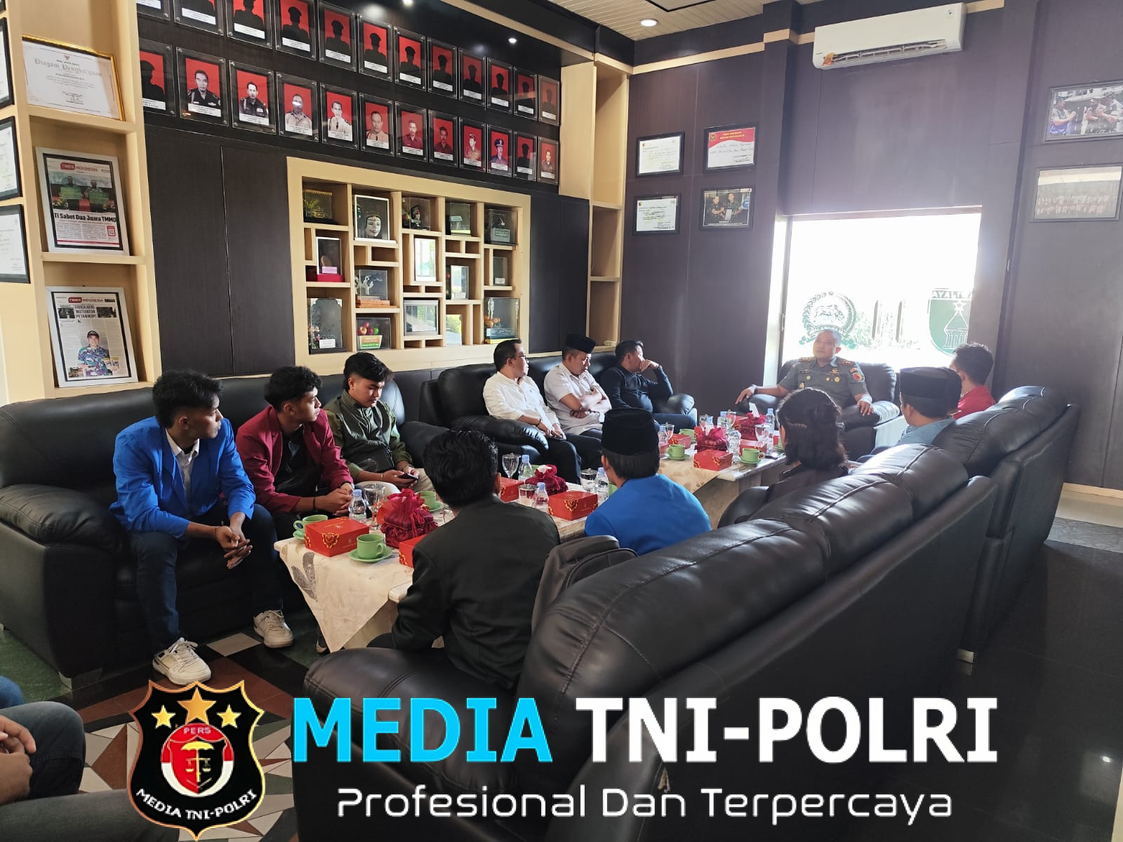 Dandim 0818/Malang-Batu Terima Audiensi Aktivis Mahasiswa dan Para Senior Alumni