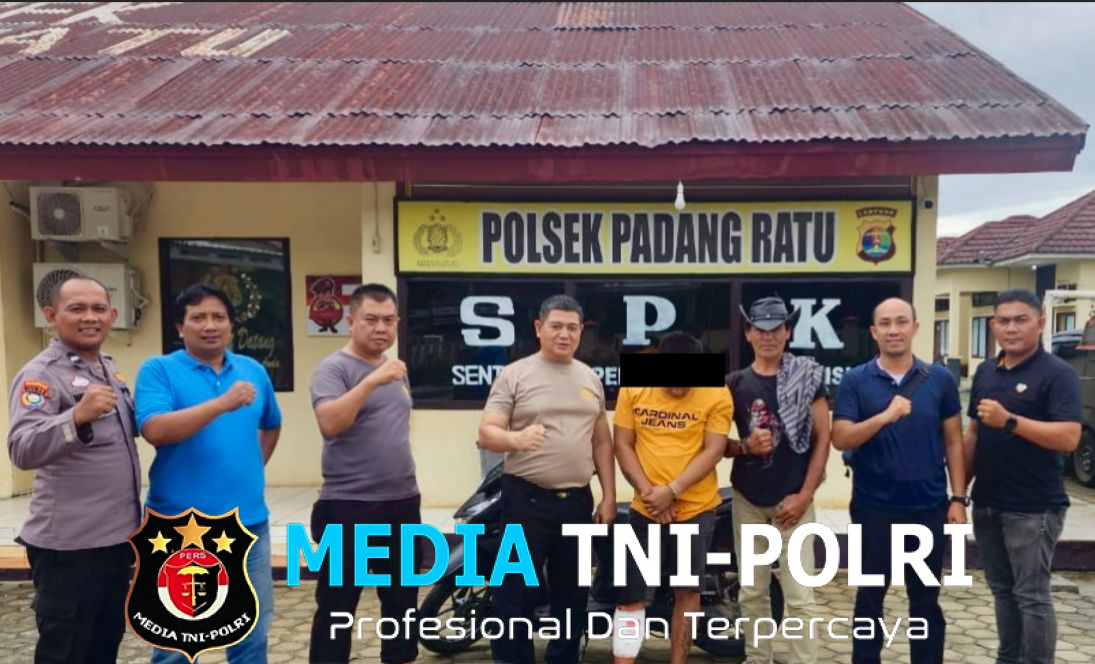 Melawan Saat Ditangkap, Residivis Curanmor Berhasil Dilumpuhkan Tekab 308 Polsek Padang Ratu