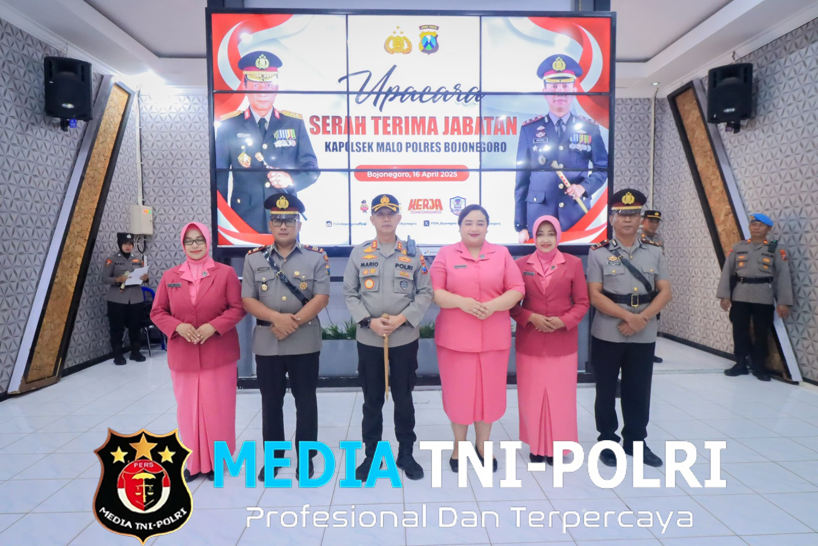 Kapolres Bojonegoro Pimpin Sertijab Kapolsek Malo, Peningkatan Kinerja dan Keamanan Jadi Fokus Utama