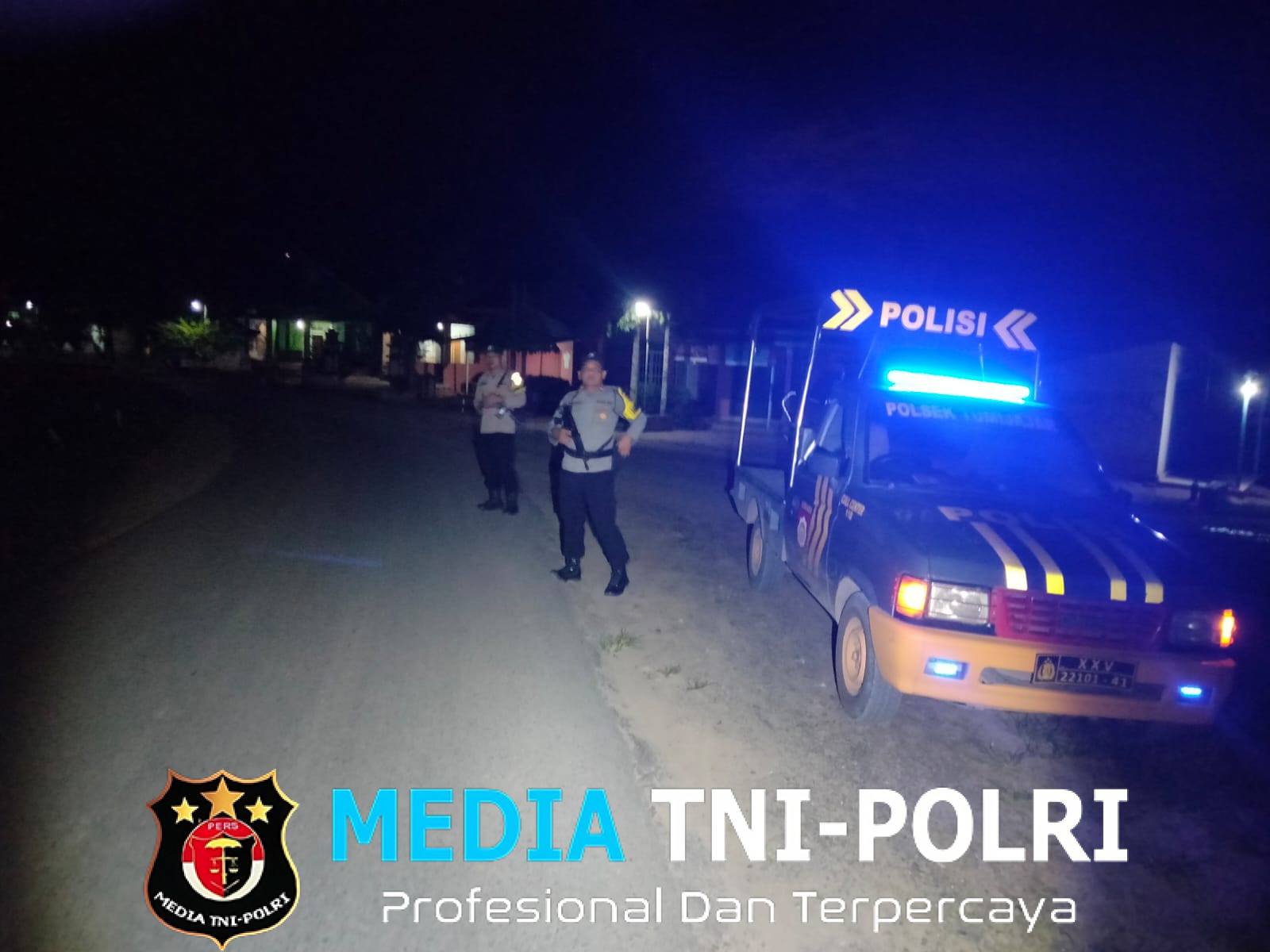 Polsek Tumijajar Gencarkan KRYD Patroli Hunting Pencegahan Tindak Pidana C3, Ciptakan Situasi Aman dan Kondusif