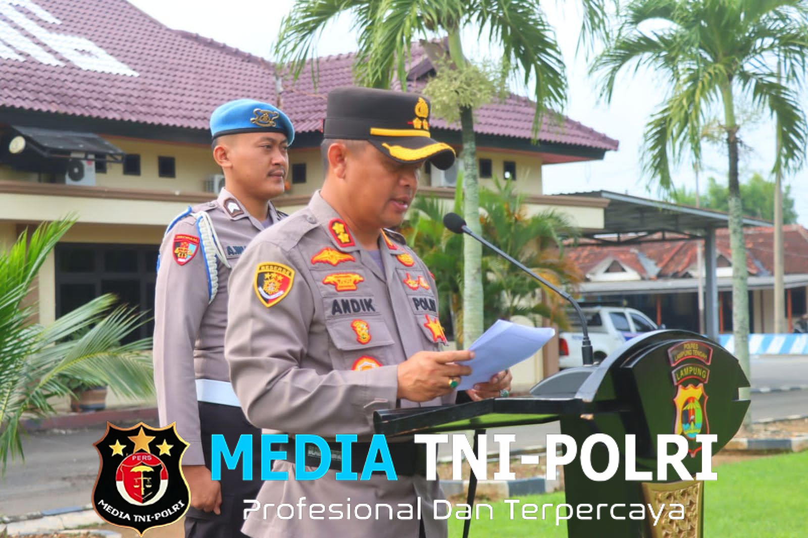 Pimpin Upacara HKN 2025, Ini Penekanan Kapolres Lampung Tengah