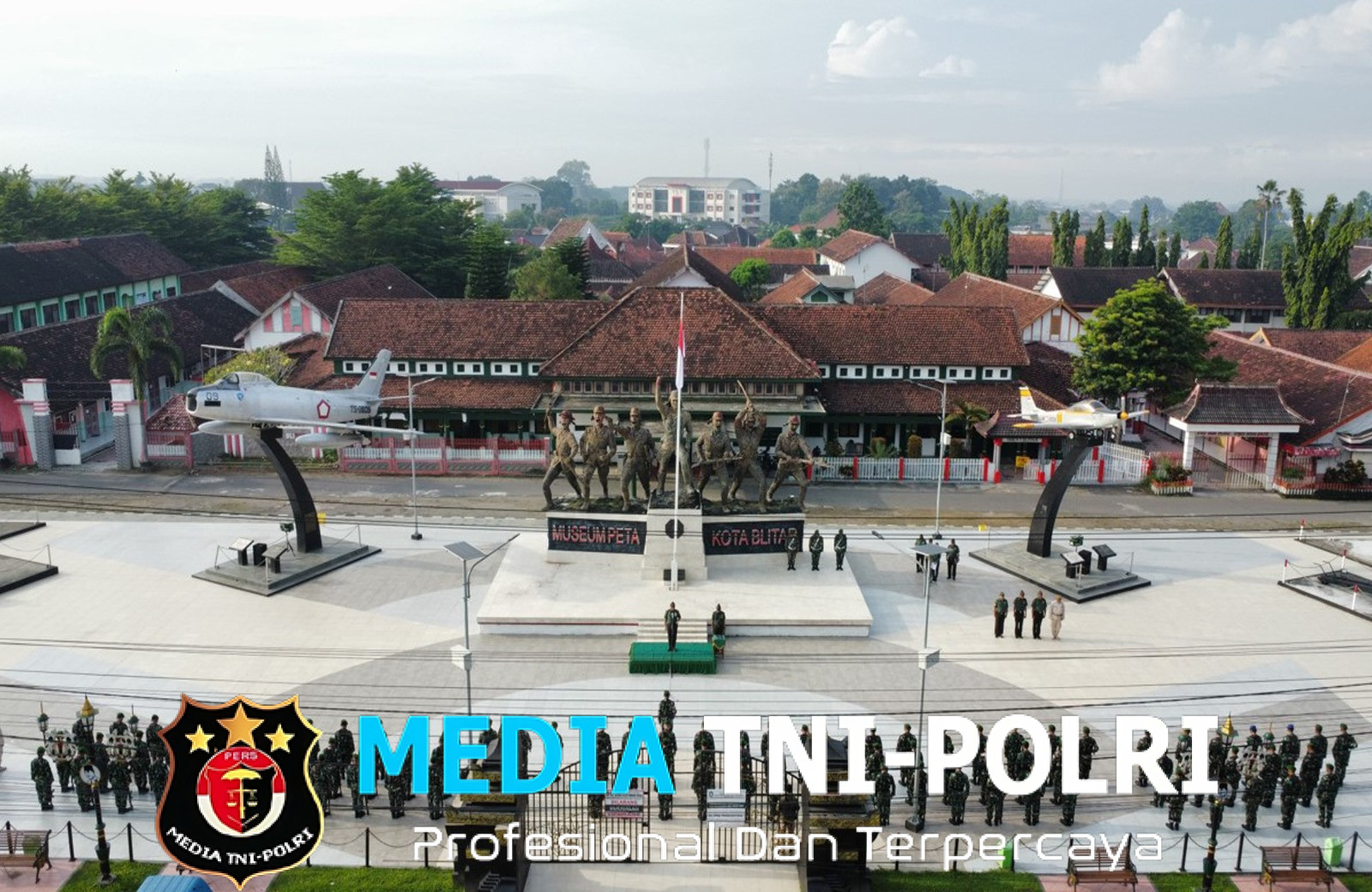 Upacara 17-an Di Museum PETA Blitar, Dandim 0808 Bacakan Amanat Panglima TNI