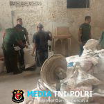 Babinsa Cek Stok Beras di Penggilingan, Pastikan Ketersediaan Pangan Aman