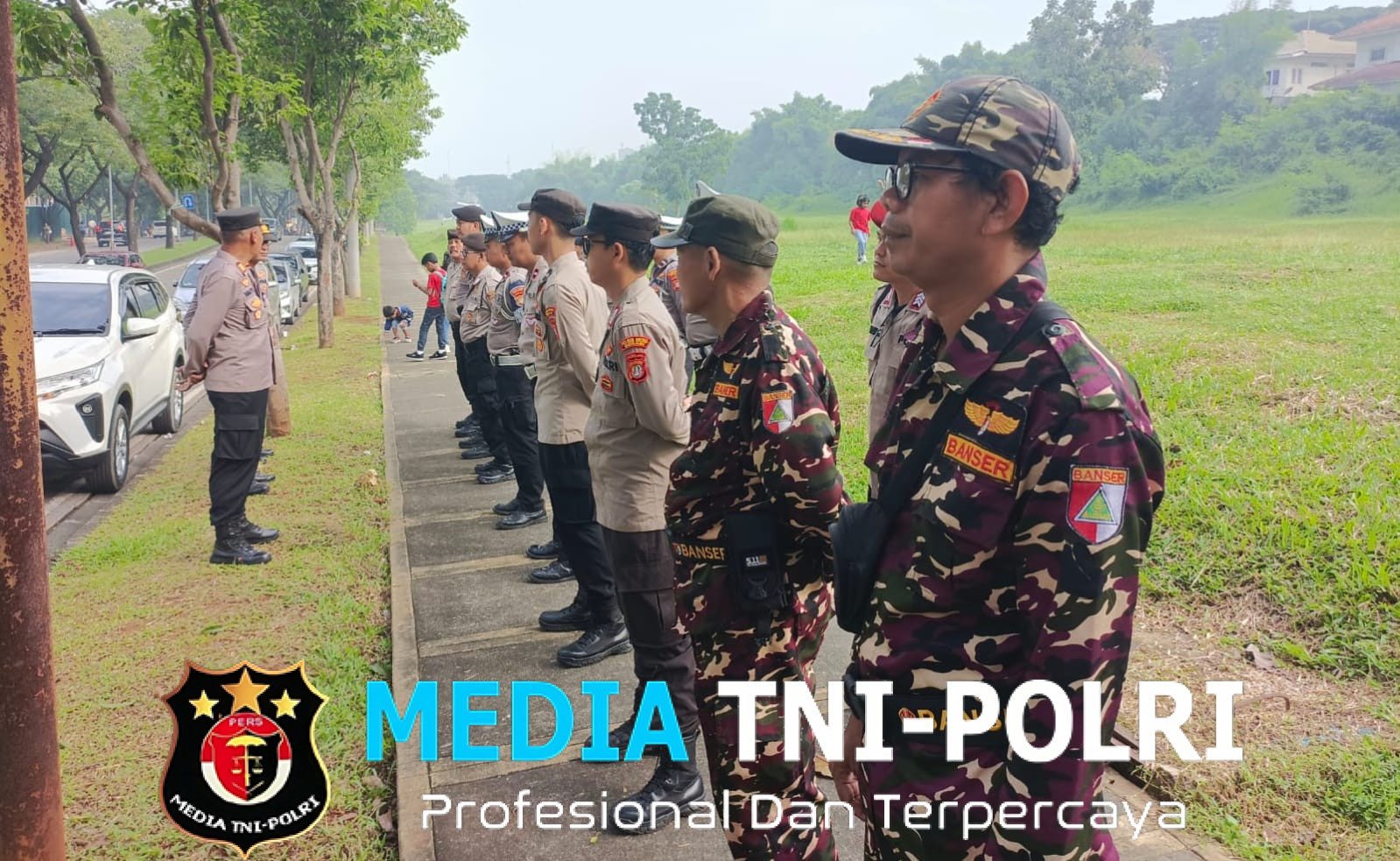 Polsek Cikarang Selatan Gelar Apel Pengamanan Jumat Agung di Gereja Paroki Ibu Teresa Lippo Cikarang