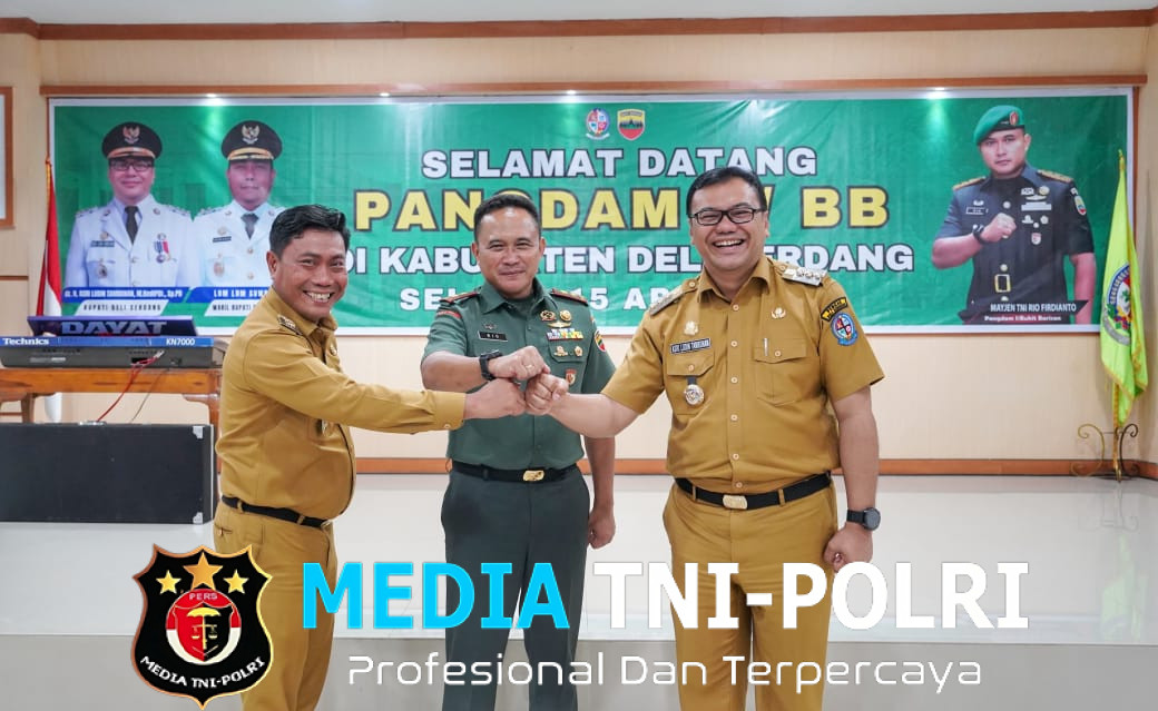 Pangdam I/BB Kunjungi Bupati Deli Serdang, Tegaskan Dukungan TNI untuk Pembangunan Daerah