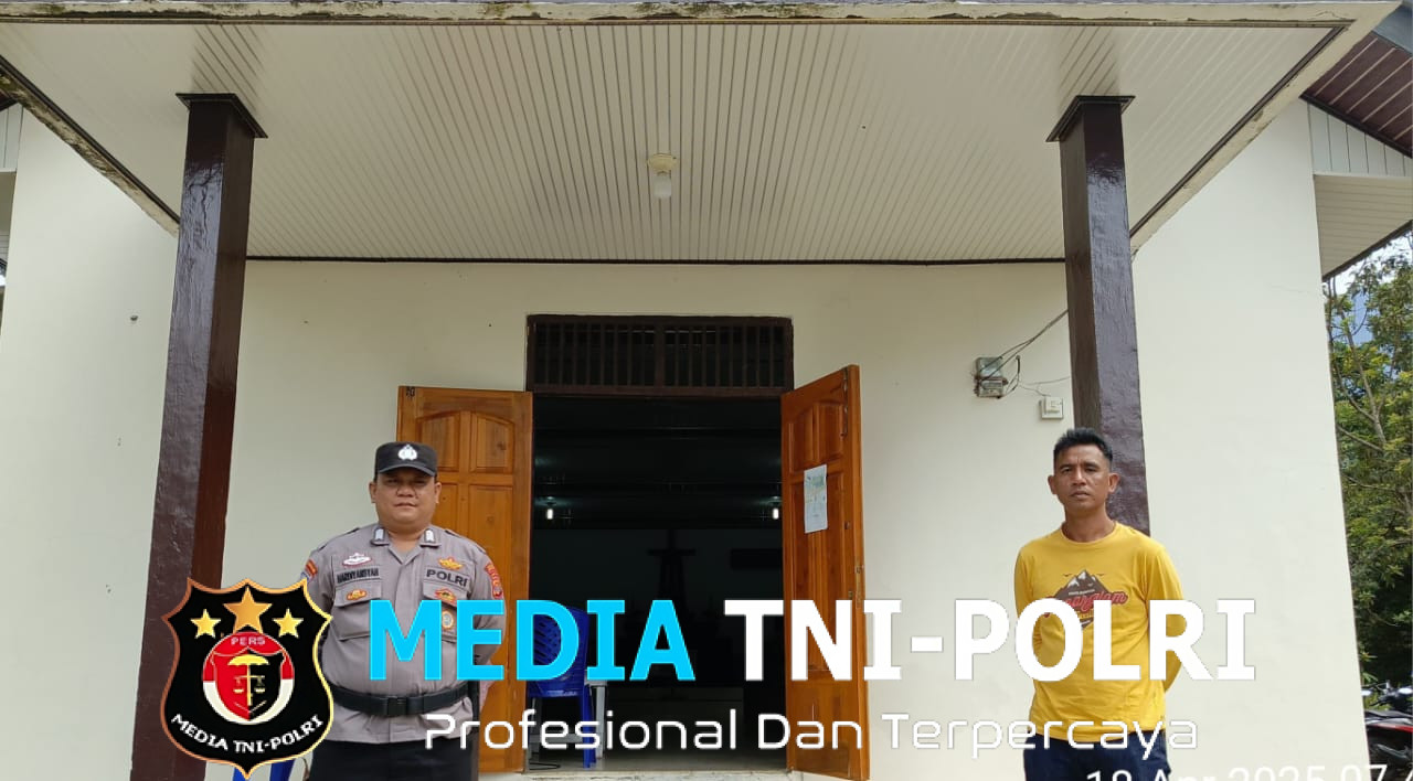 Polsek Kota Agung Amakan Ibadah Jumat Agung di Tiga Gereja