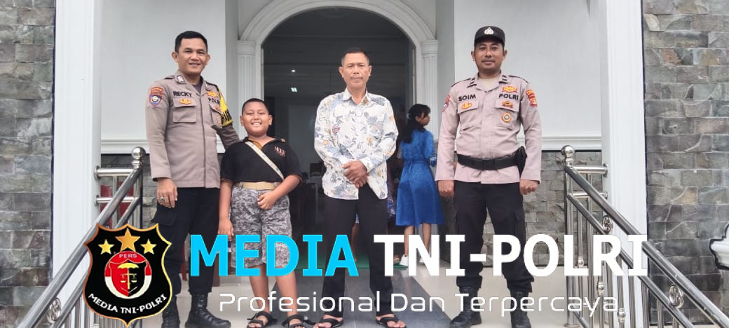 Personil Polres Tubaba dan Polsek Jajaran Amankan Perayaan Jumat Agung di Tulang Bawang Barat