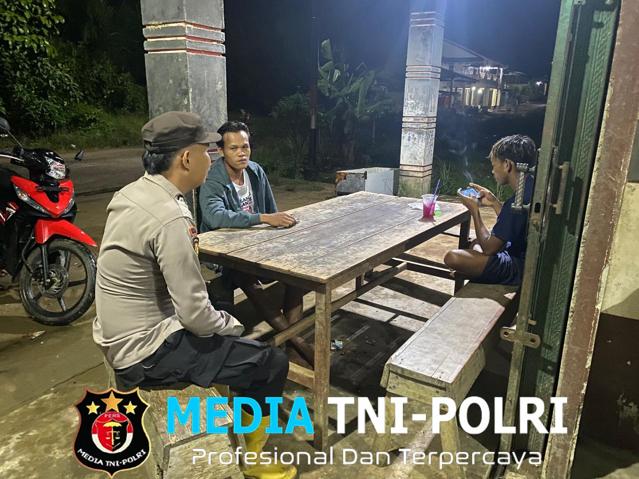 Giat Patroli Malam Polsek Meranti Ciptakan Rasa Aman dan Nyaman