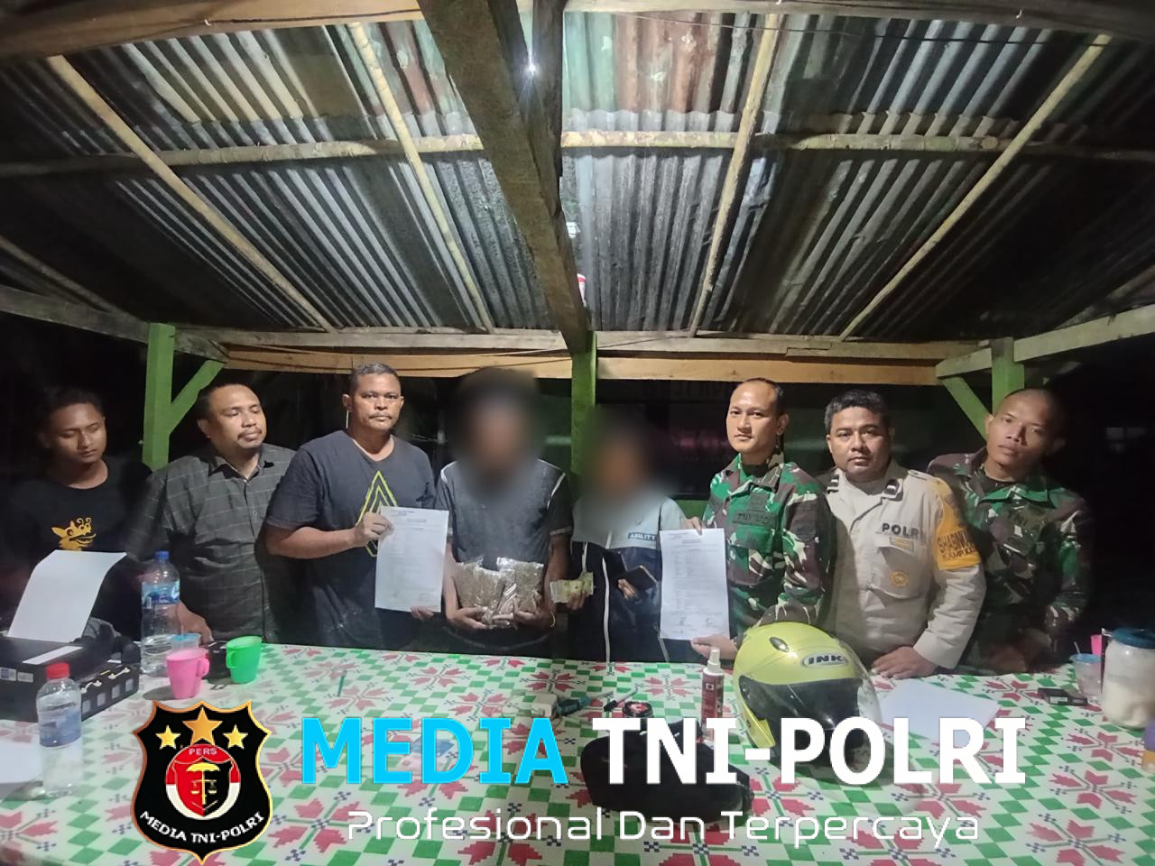 Putus Rantai Peredaran Narkoba, Satgas Yonif 131/Brajasakti Kembali Amankan Ganja di Perbatasan Papua