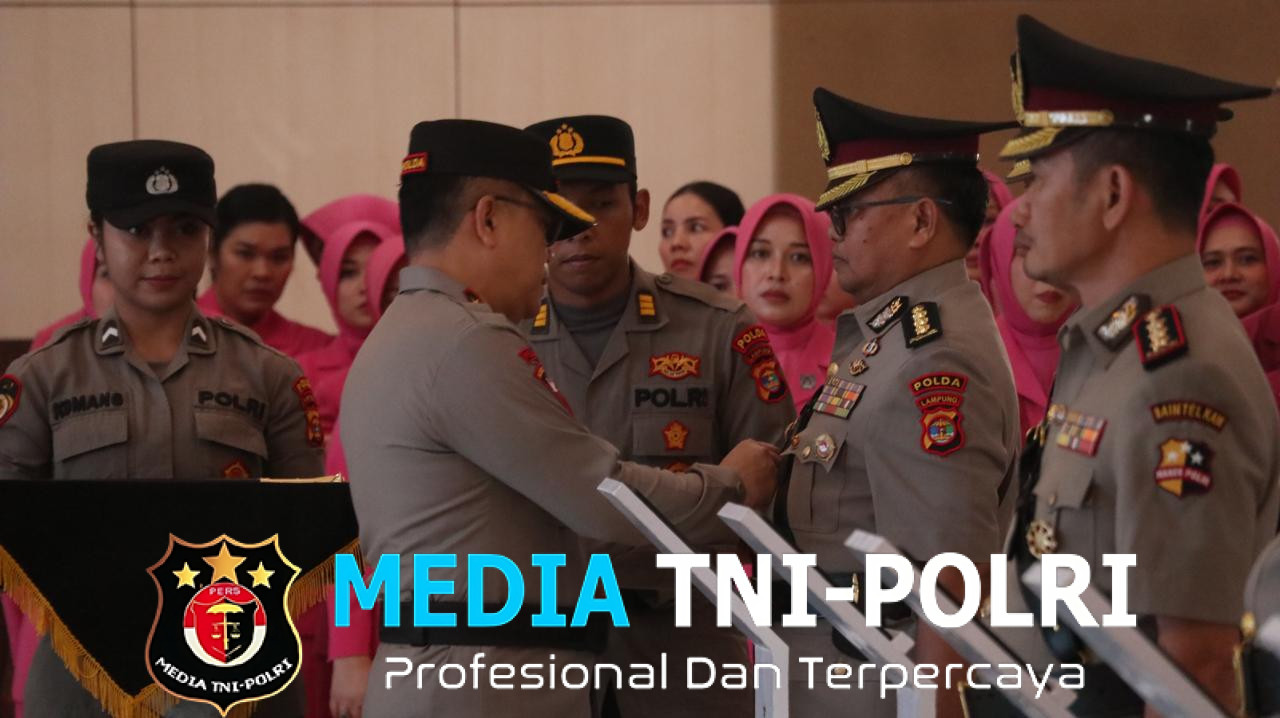 Mutasi Jabatan, Polda Lampung Gelar Sertijab Sejumlah Pejabat Utama dan Kapolres