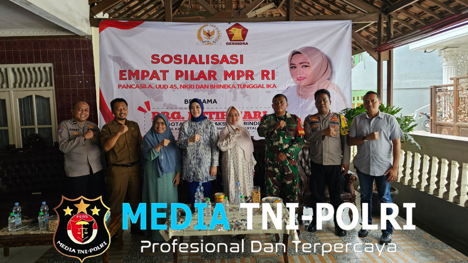 Polsek Cikarang Selatan Dukung Sosialisasi Empat Pilar MPR RI di Cikarang Selatan