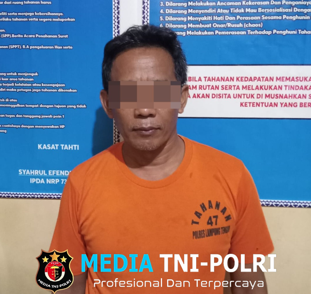 Oknum Kakam di Lampung Tengah Ditahan atas Dugaan Pencabulan Anak di Bawah Umur