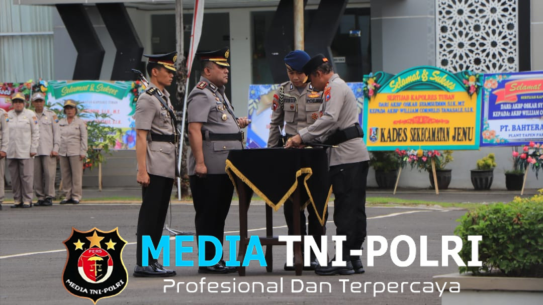 Kunjungan Kerja, Kapolda Jatim Pimpin Upacara Sertijab Kapolres Tuban