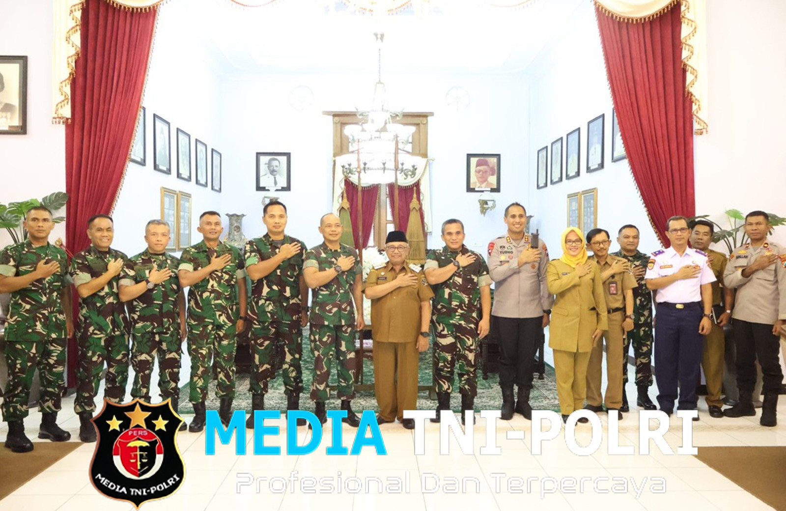 Dansubkogartap 0808/Blitar Dampingi Kunjungan Kerja Kaskogartap III Surabaya di Wilayah Blitar