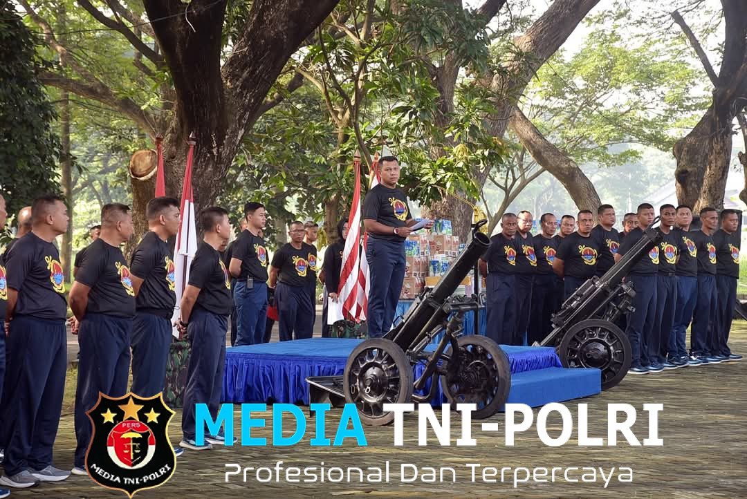 Komandan Pasmar 2 Pimpin Apel Khusus Kontingen Marwiltim TA. 2025