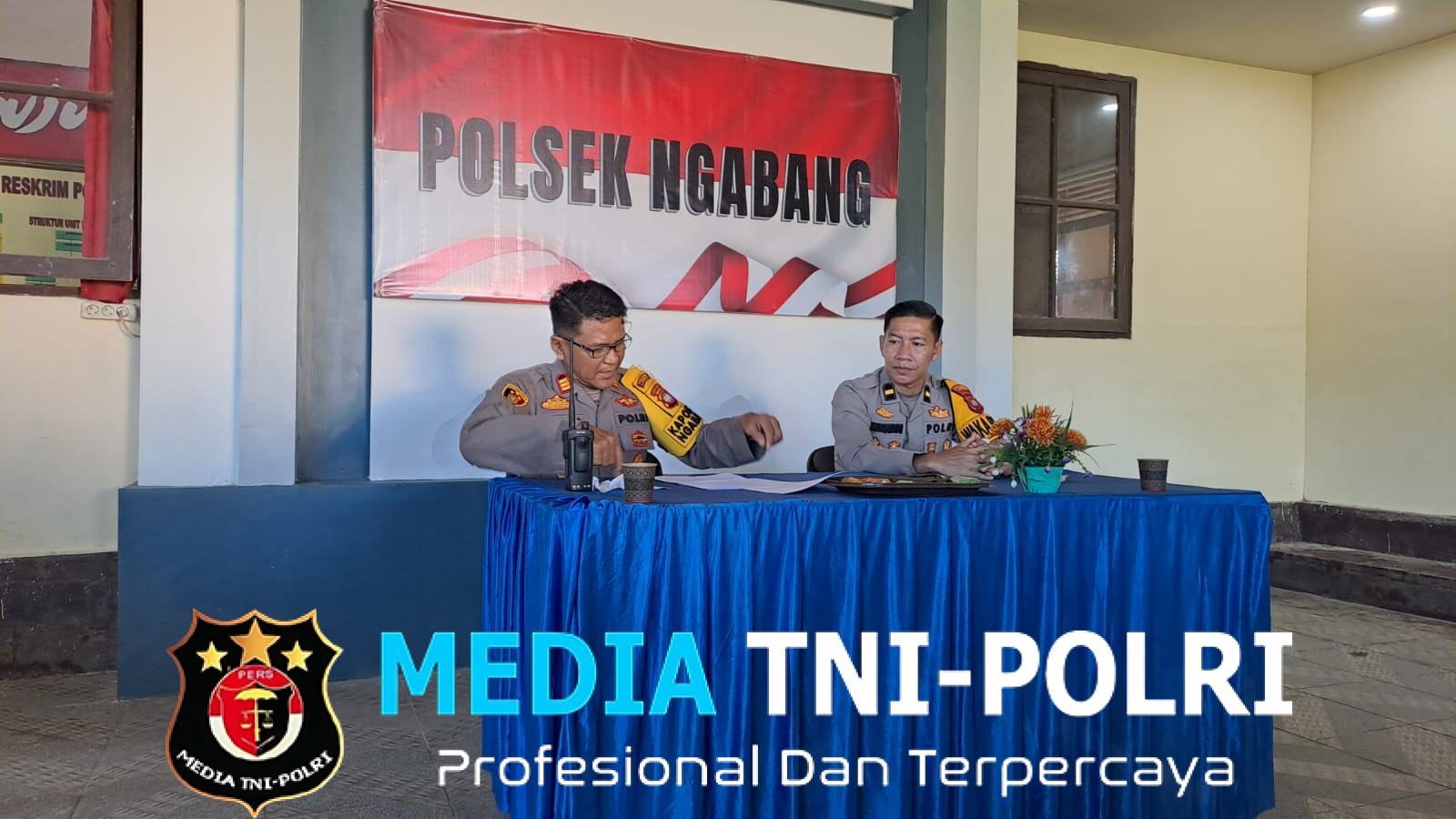 Analisa dan Evaluasi (ANEV) Kinerja Polsek Ngabang Tentang Penerimaan Aduan Masyarakat