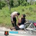 Sigap Menolong, Patroli Polsek Tulang Bawang Tengah Evakuasi Penumpang Motor Pingsan