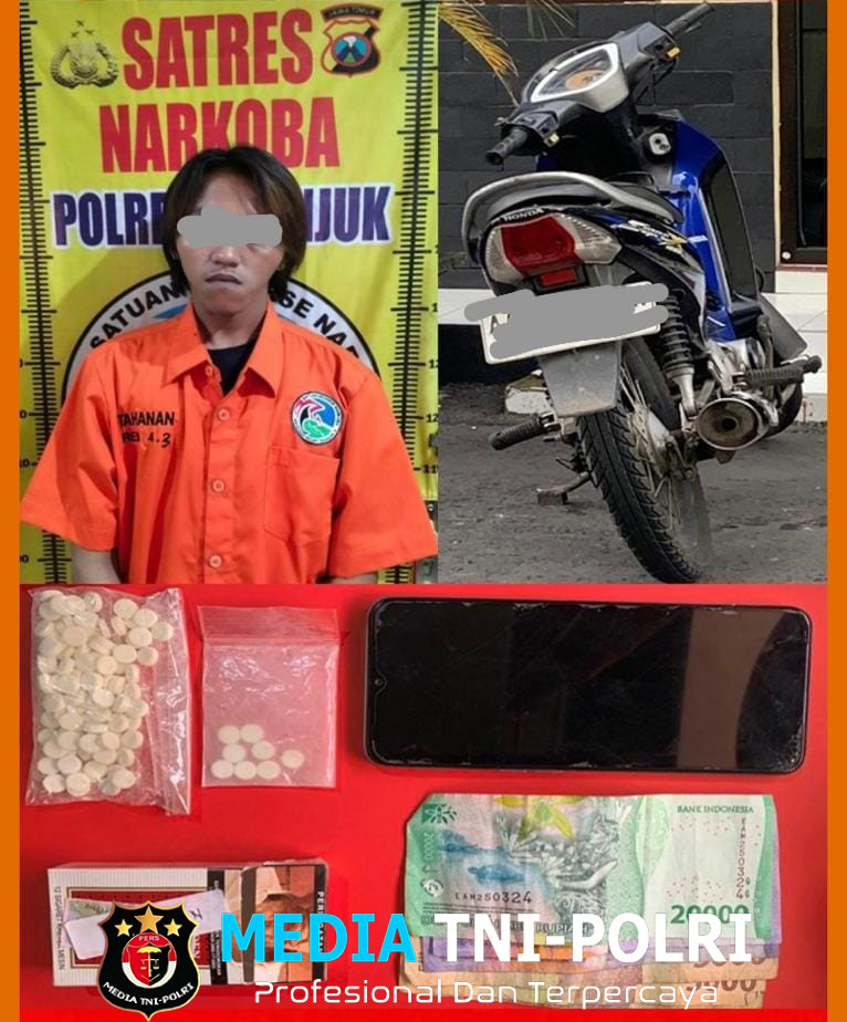 Polres Nganjuk Ungkap Peredaran Pil Dobel L, Satu Tersangka Diamankan