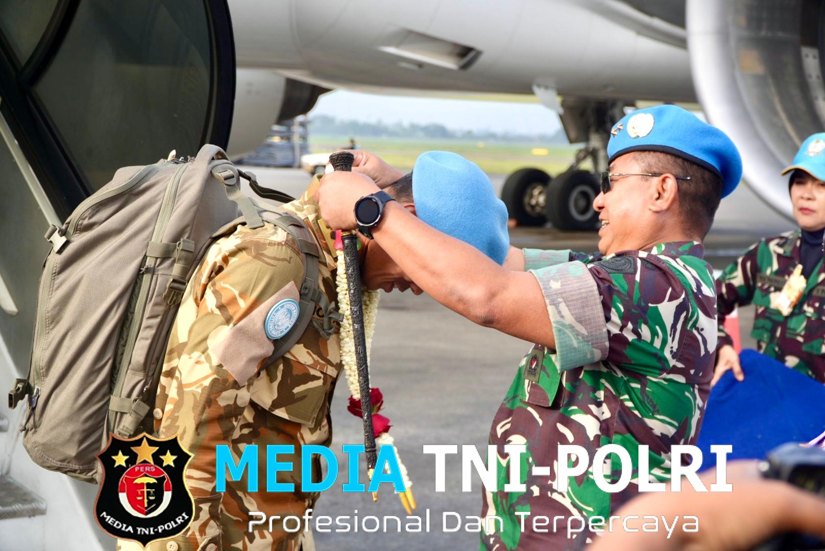 Pulang Dari Misi di Lebanon, Satgas TNI Kontingen Garuda UNIFIL TA 2024 Sujud Syukur