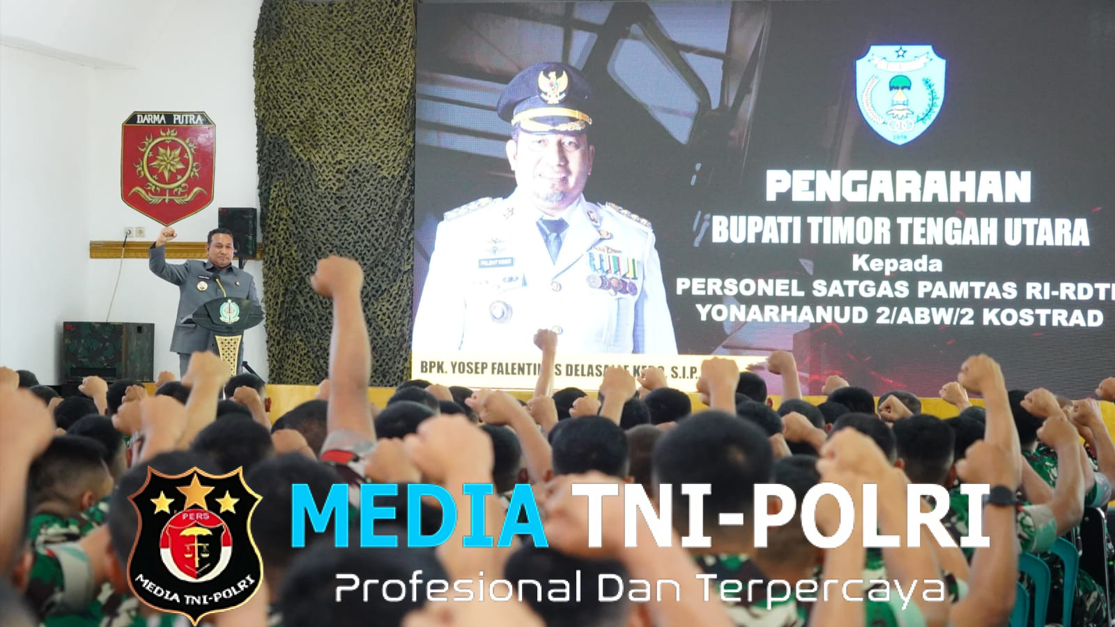Pangdivif 2 Kostrad dan Bupati TTU Berikan Pengarahan Persiapan Satgas Pamtas RI-RDTL