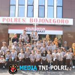 Anak-Anak TK Bhayangkari 64 Kunjungi Mapolres Bojonegoro, Polisi Ajak Bermain dan Belajar