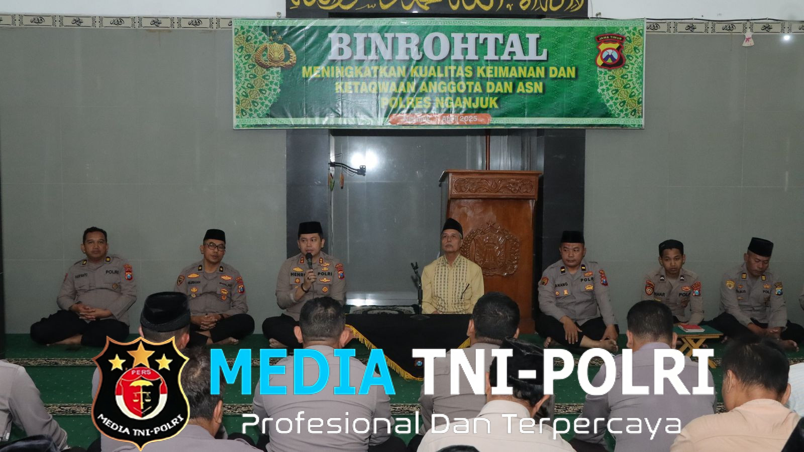 Pembinaan Rohani dan Mental Polres Nganjuk, Kapolres Inginkan Peningkatan Kualitas Ibadah