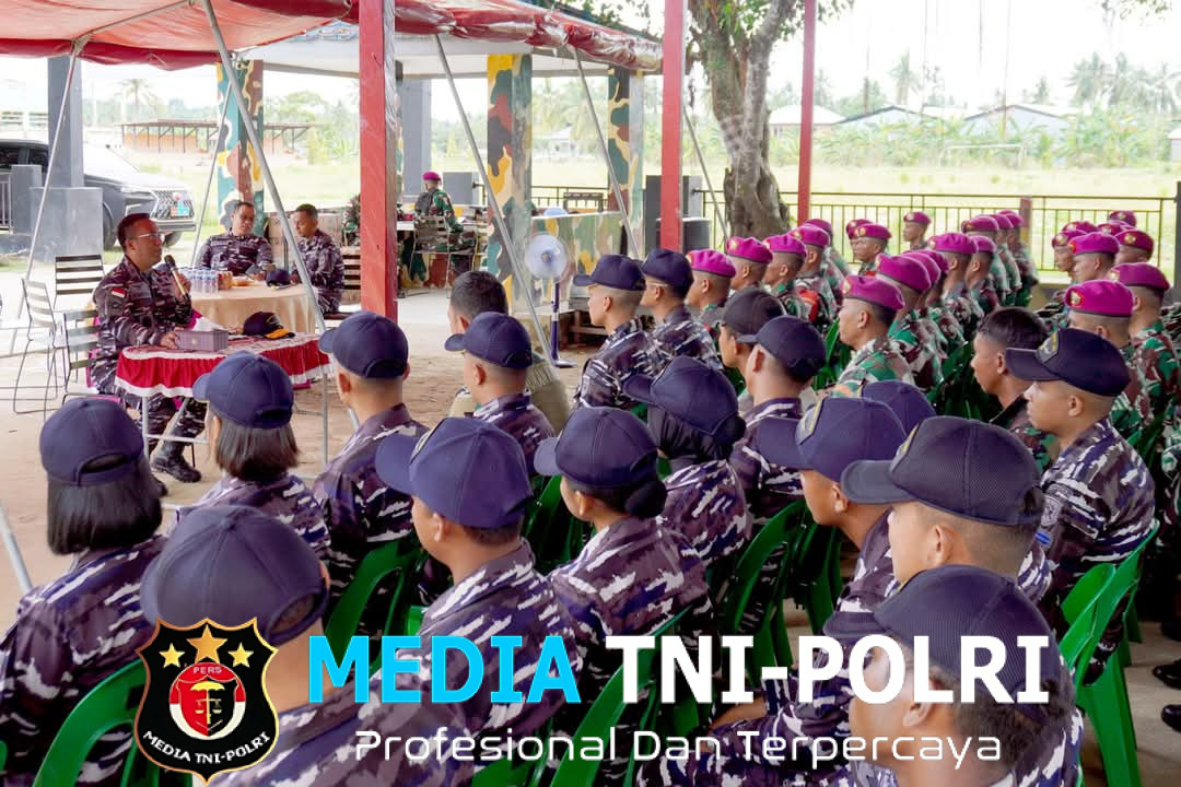 Prajurit Satgasmar Pam Ambalat XXX Tatap Muka dengan Danguspurla Koarmada II